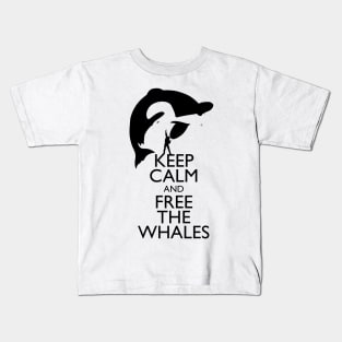 Free The Whales Kids T-Shirt